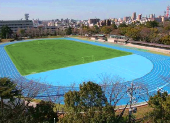 豊橋市陸上競技場(豊橋公園内)